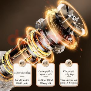 Máy hút bụi cầm tay tiện lợi