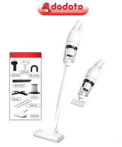 Máy hút bụi cầm tay dodoto LT113CG không dây mini lực hút 20.000Pa – Hút giường nệm, ô tô, đa năng